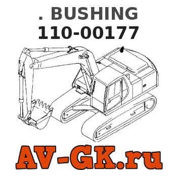 KOMATSU 110-00177 . BUSHING 