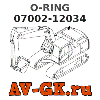 KOMATSU 07002-12034 O-RING 