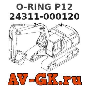 O Ring P12 0001 Komatsu Part Catalog