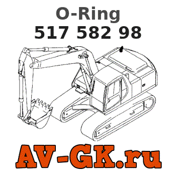 517 582 98 - KOMATSU O-Ring Запчасти