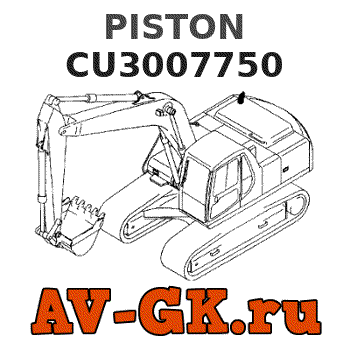 KOMATSU CU3007750 PISTON 