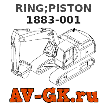KOMATSU 1883-001 RING;PISTON 