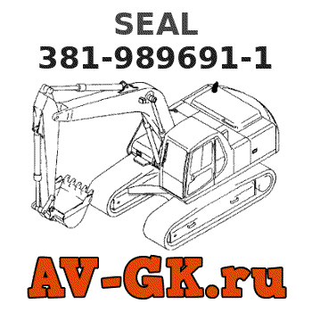 KOMATSU 381-989691-1 SEAL 