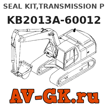 KOMATSU KB2013A-60012 SEAL KIT,TRANSMISSION PUMP 